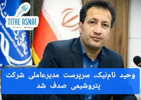 وحید نام‌نیک، سرپرست مدیرعاملی شرکت پتروشیمی صدف شد