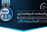 پیام تبریک مدیرعامل هلدینگ خلیج‌فارس به مناسبت قهرمانی استقلال در جام حذفی