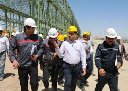 بازدید مدیرعامل شرکت فولاد آلیاژی ایران از پروژه توسعه‌ای وایر