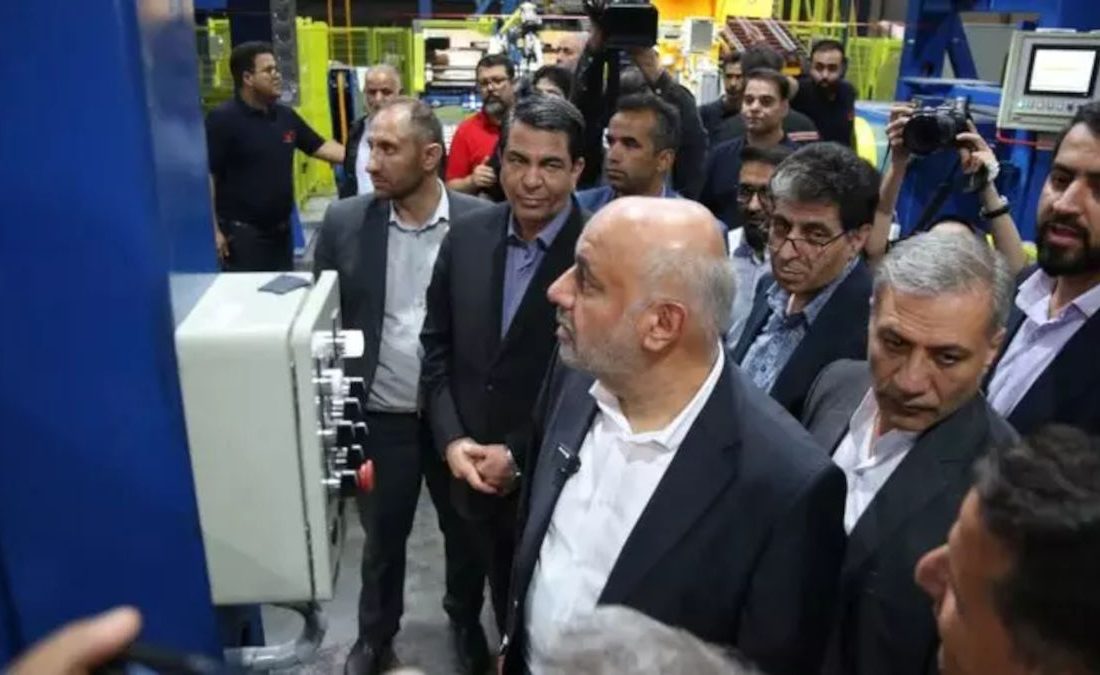 با حضور وزیر کار و مدیرعامل شستا فاز اول طرح توسعه کارخانه بارز کرمان به بهره برداری رسید