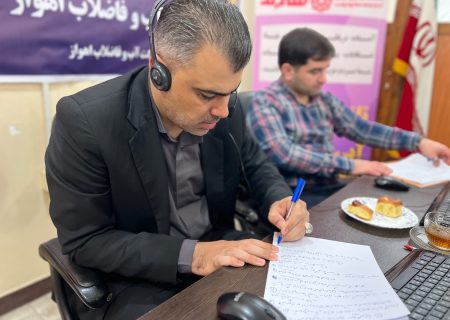 حضور مدیرعامل شرکت آبفا اهواز در مرکز سامد پاسخگویی استانداری خوزستان