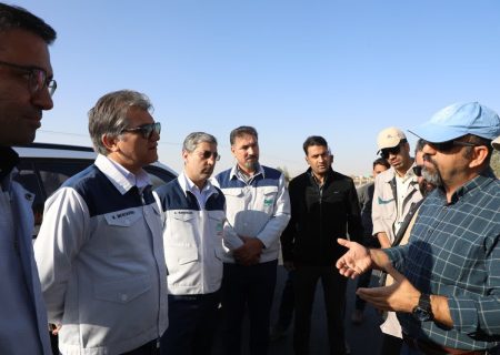 بازدید مدیرعامل فولاد سنگان از پروژه جاده خواف- تربت حیدریه