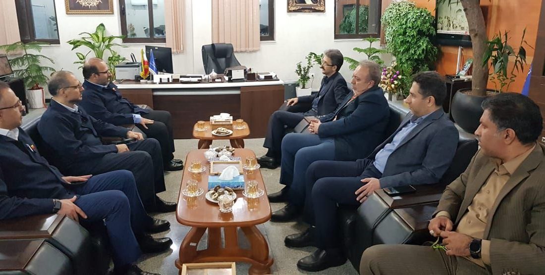 دیدار مدیرعامل شرکت فولاد خوزستان با سرپرست سازمان صمت خوزستان