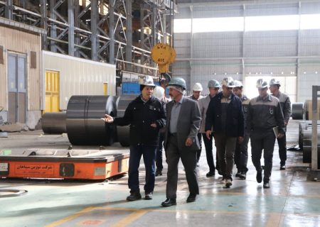 بازدید عضو هیئت‌مدیره و مجری طرح توسعه نورد سرد