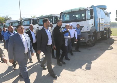 مانور آمادگی بزرگ شرکت آبفا اهواز برای کمک به دفع آب‌های سطحی