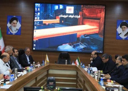 نشست مدیرعامل شرکت فولاد خوزستان با مدیرعامل برق منطقه‌ای استان